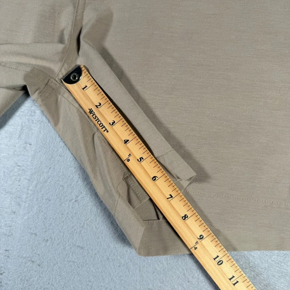 Faherty All Day Shorts Mens 42 Khaki Tan Hybrid‎ Stretch Board Shorts 8.5 Inseam